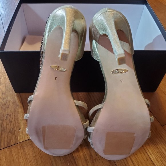 Badgley Mischka Emma II Embellished Heel  - NWOT! - Picture 9 of 15